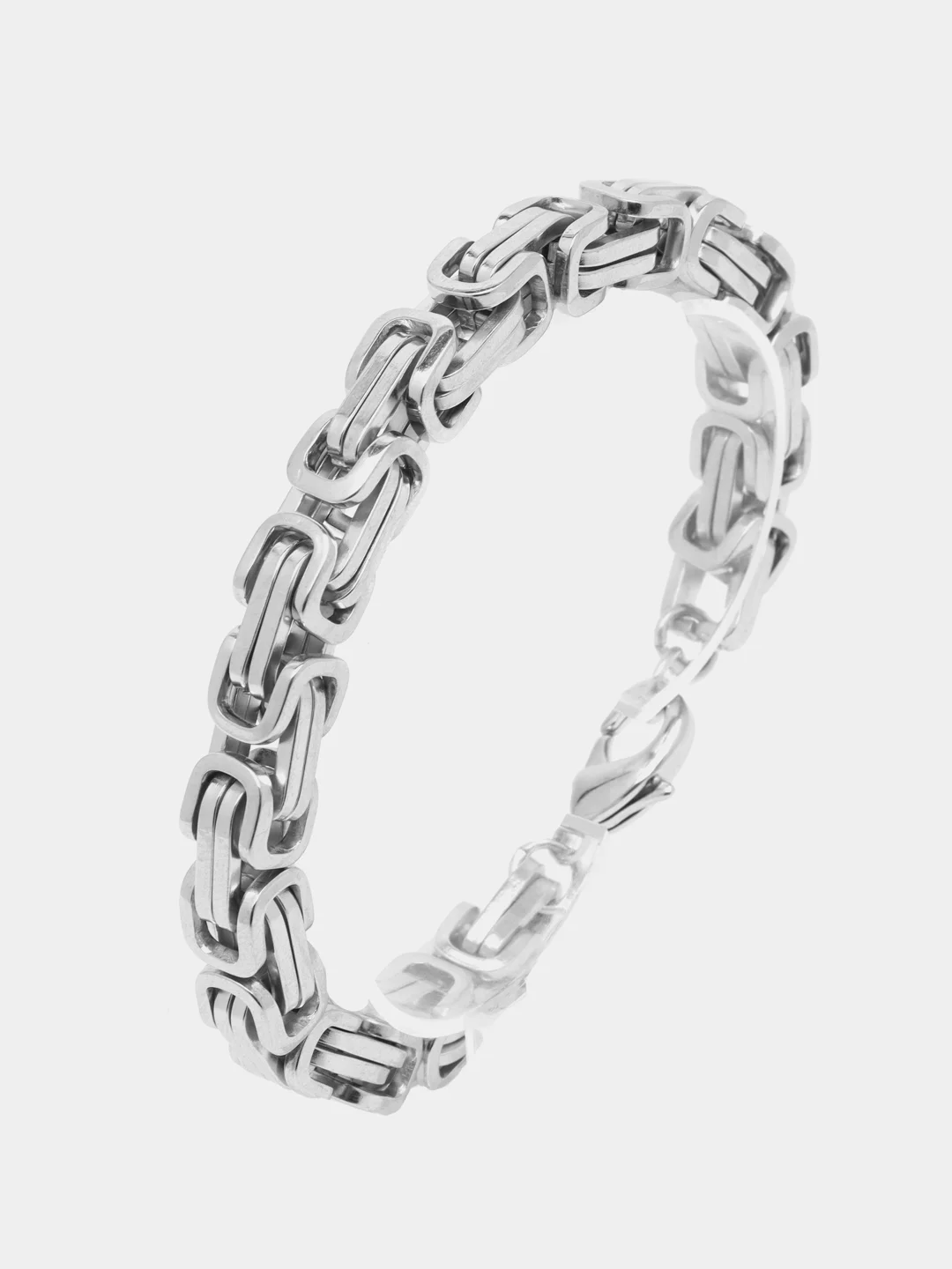 Серебряный браслет мужской из медецинской стали