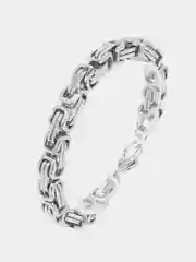 Серебряный браслет мужской из медецинской стали