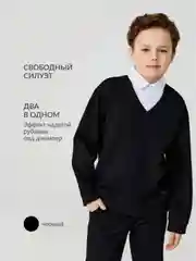 Джемпер детский для мальчиков ACOOLA Zoiberg, черный, вискоза