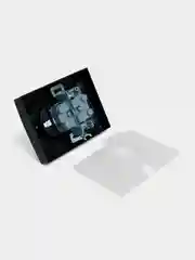 Розетка 2-местная с крышкой Stekker Эрна PST16-9015-03, с заземлением, черный