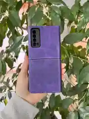 Фиолетовый чехол книжка elitcase для Huawei P Smart (2021) и Huawei Y7a