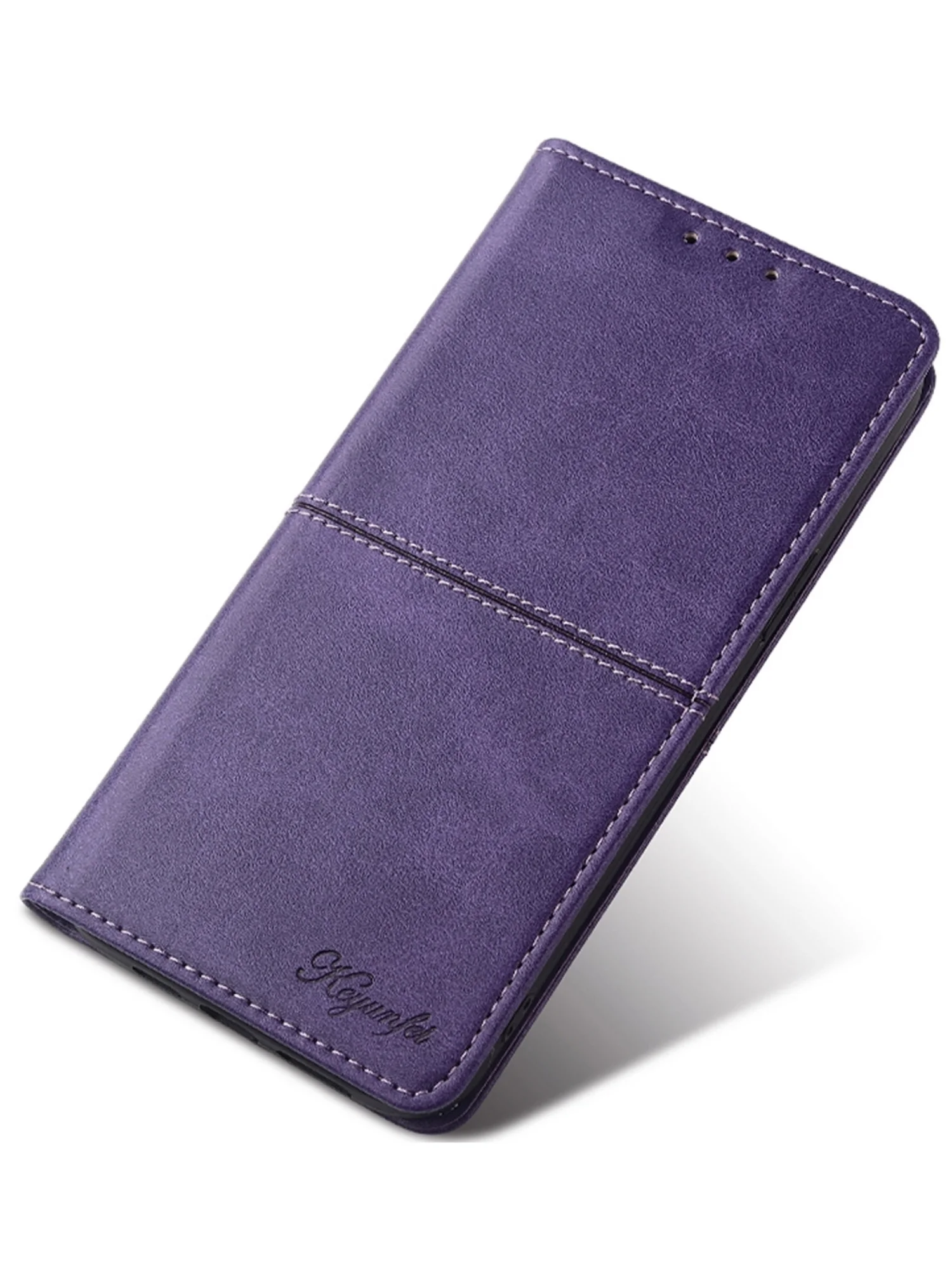 Фиолетовый чехол книжка elitcase для Huawei P Smart (2021) и Huawei Y7a