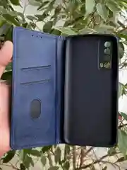 Синий чехол книжка elitcase для Huawei P Smart (2021) и Huawei Y7a