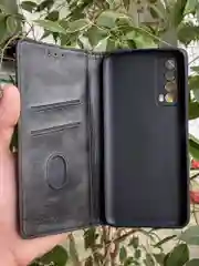 Черный чехол книжка elitcase для Huawei P Smart (2021) и Huawei Y7a