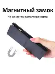 Черный чехол книжка elitcase для Huawei P Smart (2021) и Huawei Y7a