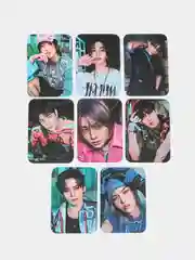 Лазурный карточки k-pop "Stray Kids", ламинированные, 8 штук