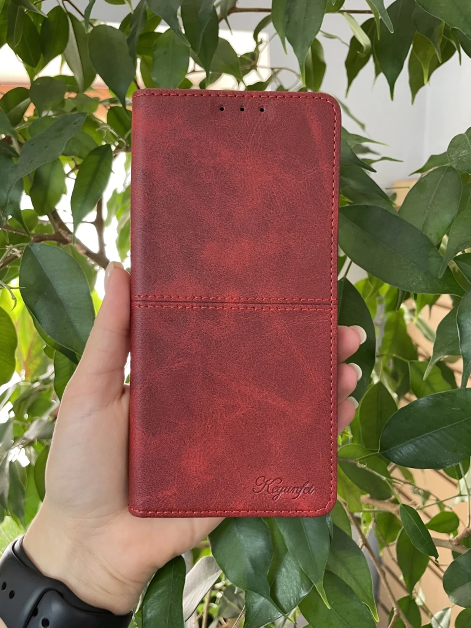 Красный чехол книжка elitcase для Huawei Nova Y91 / Хуавей Нова У91