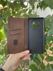 Тёмно-коричневый чехол книжка elitcase для Huawei Nova Y91 / Хуавей Нова У91