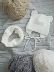 Молочный шапка детская вязаная Amarobaby Pure Love BEAR