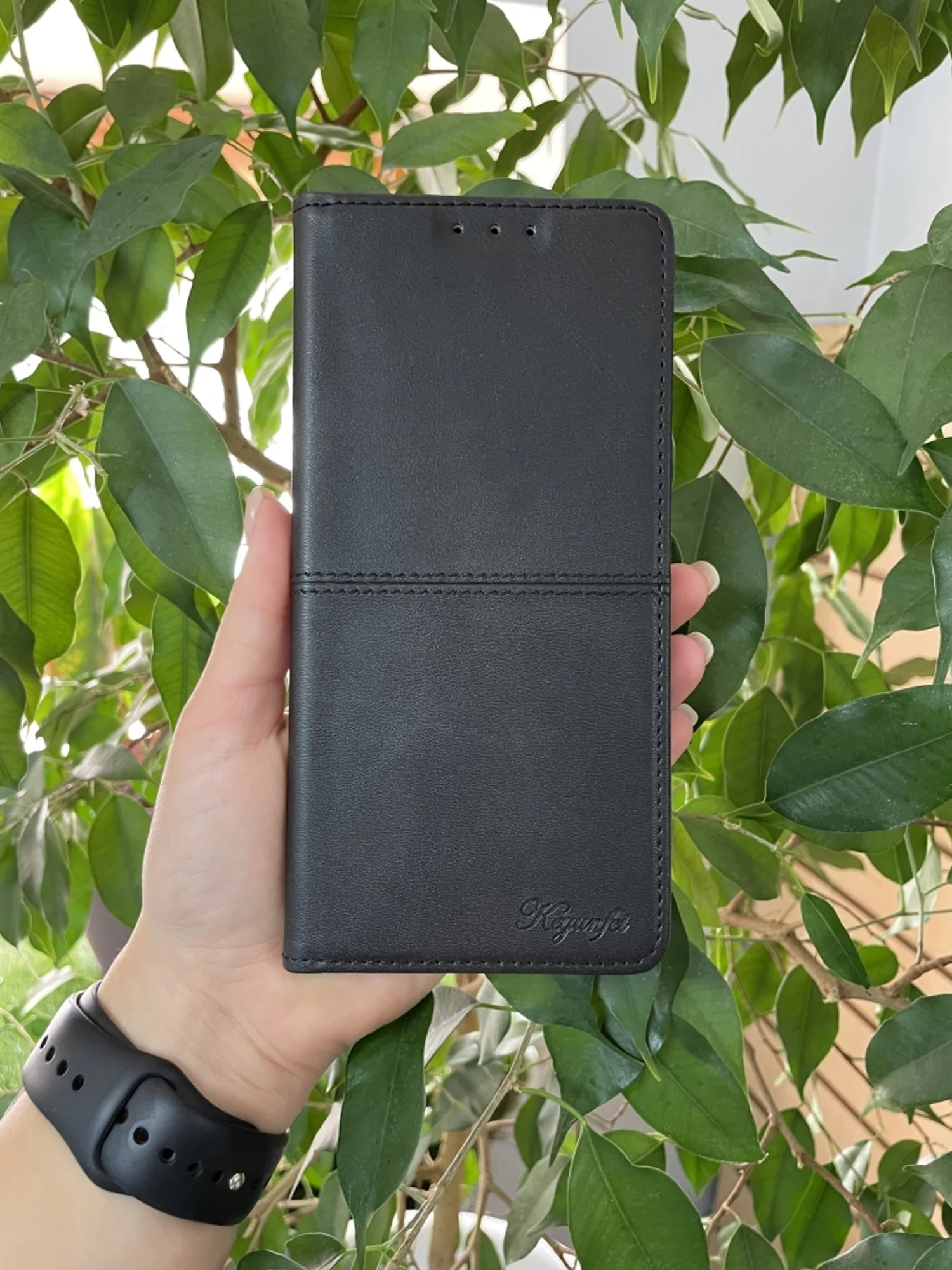 Черный чехол книжка elitcase для Huawei Nova Y91 / Хуавей Нова У91