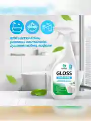 Чистящее средство для ванной комнаты Grass Gloss, анти-налет, 600 мл
