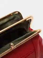 Бордовый женский кошелек из натуральной кожи