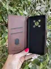 Тёмно-коричневый чехол книжка elitcase для Huawei Nova Y90 / Нова У90