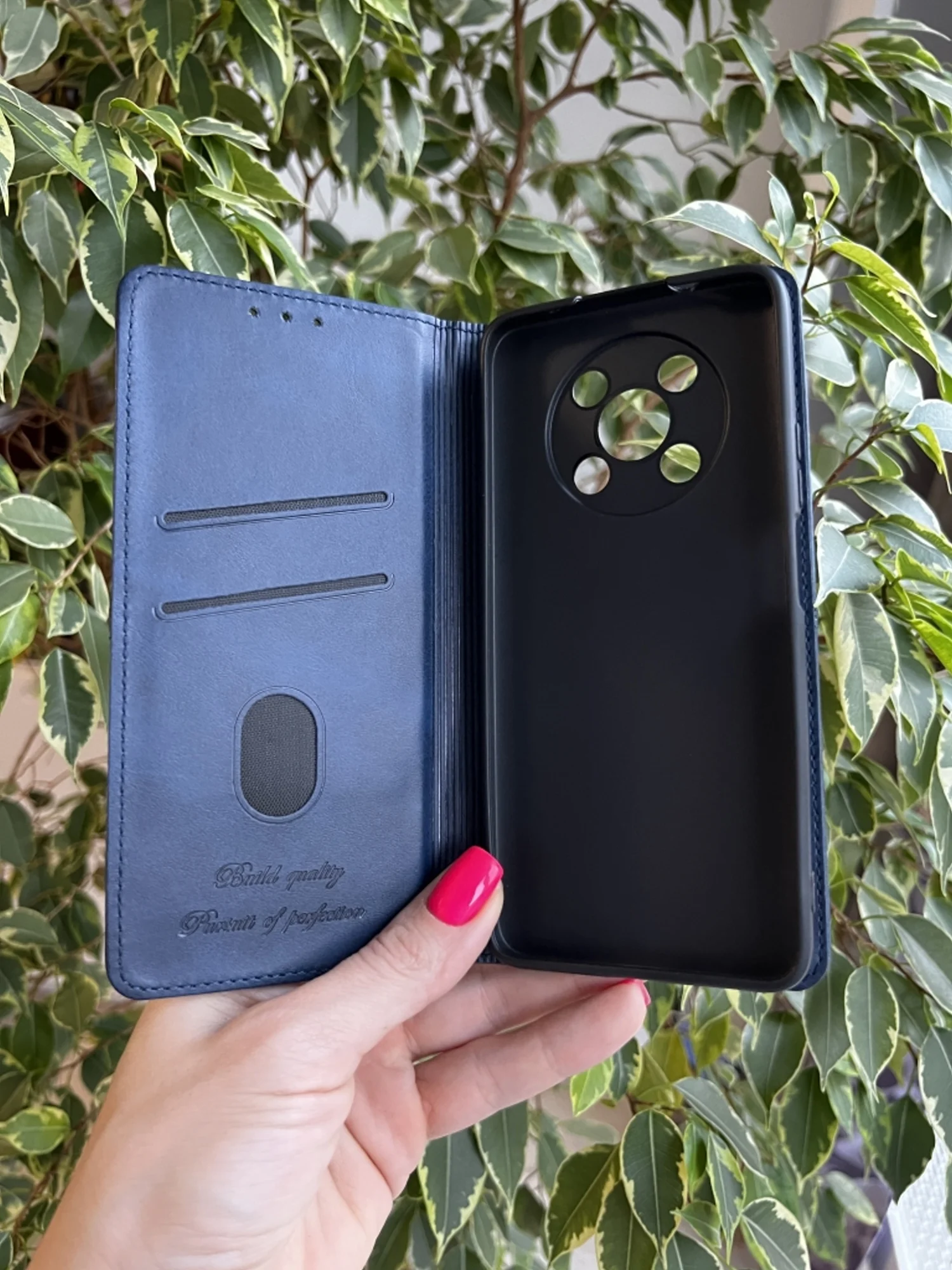Синий чехол книжка elitcase для Huawei Nova Y90 / Нова У90