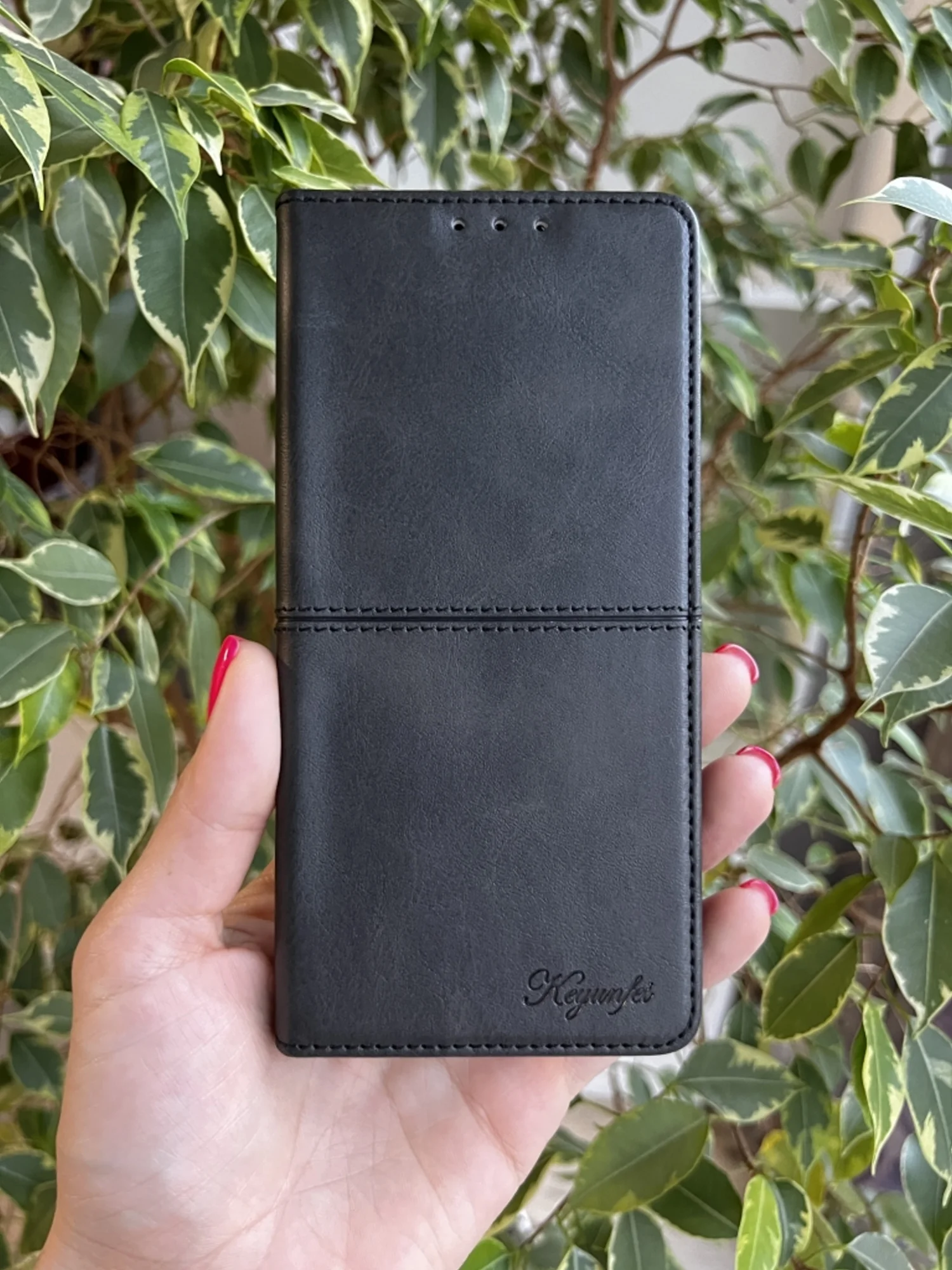 Черный чехол книжка elitcase для Huawei Nova Y90 / Нова У90