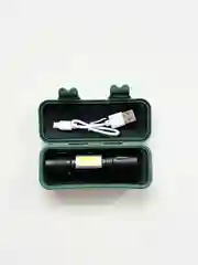 Фонарик ручной USB в футляре карманный