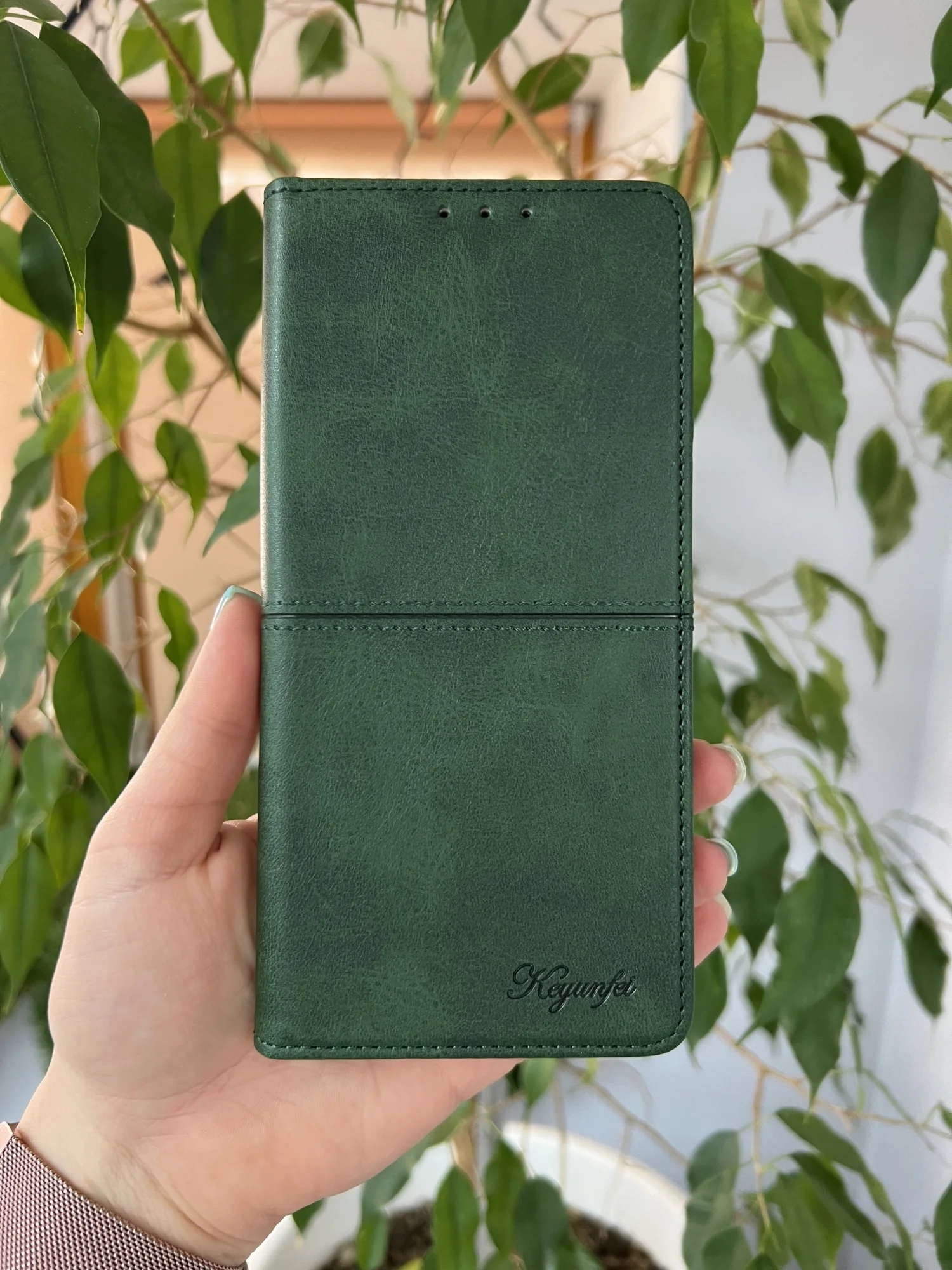 Тёмно-зелёный чехол книжка elitcase для Huawei Nova Y72 / Хуавей Нова У72