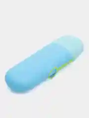 Лазурный футляр для зубной щетки и пасты