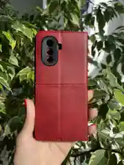 Красный чехол книжка elitcase для Huawei Nova Y71 и Y70 и Y70 Plus / Нова У71 и У70 и У70 +
