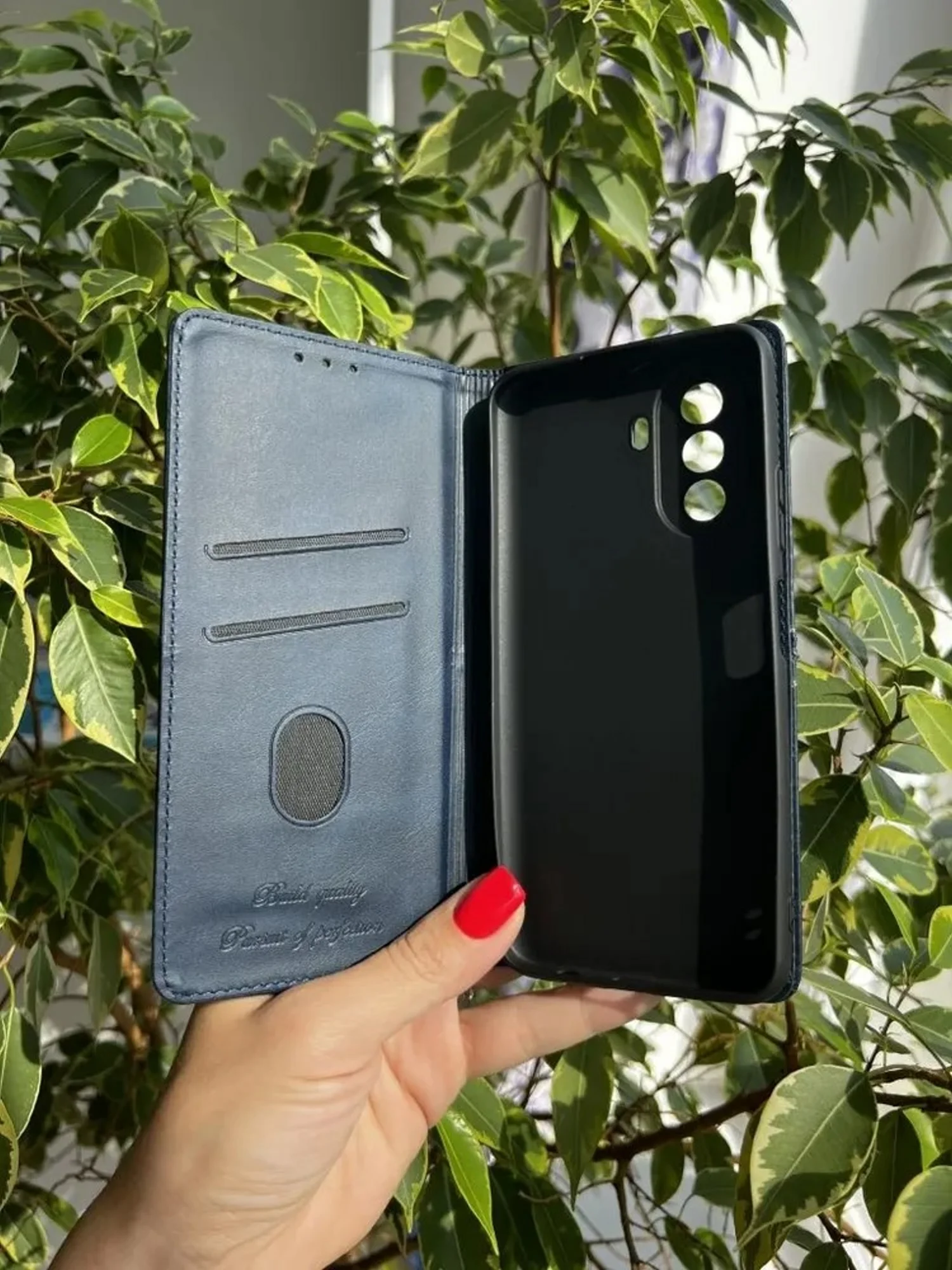 Синий чехол книжка elitcase для Huawei Nova Y71 и Y70 и Y70 Plus / Нова У71 и У70 и У70 +