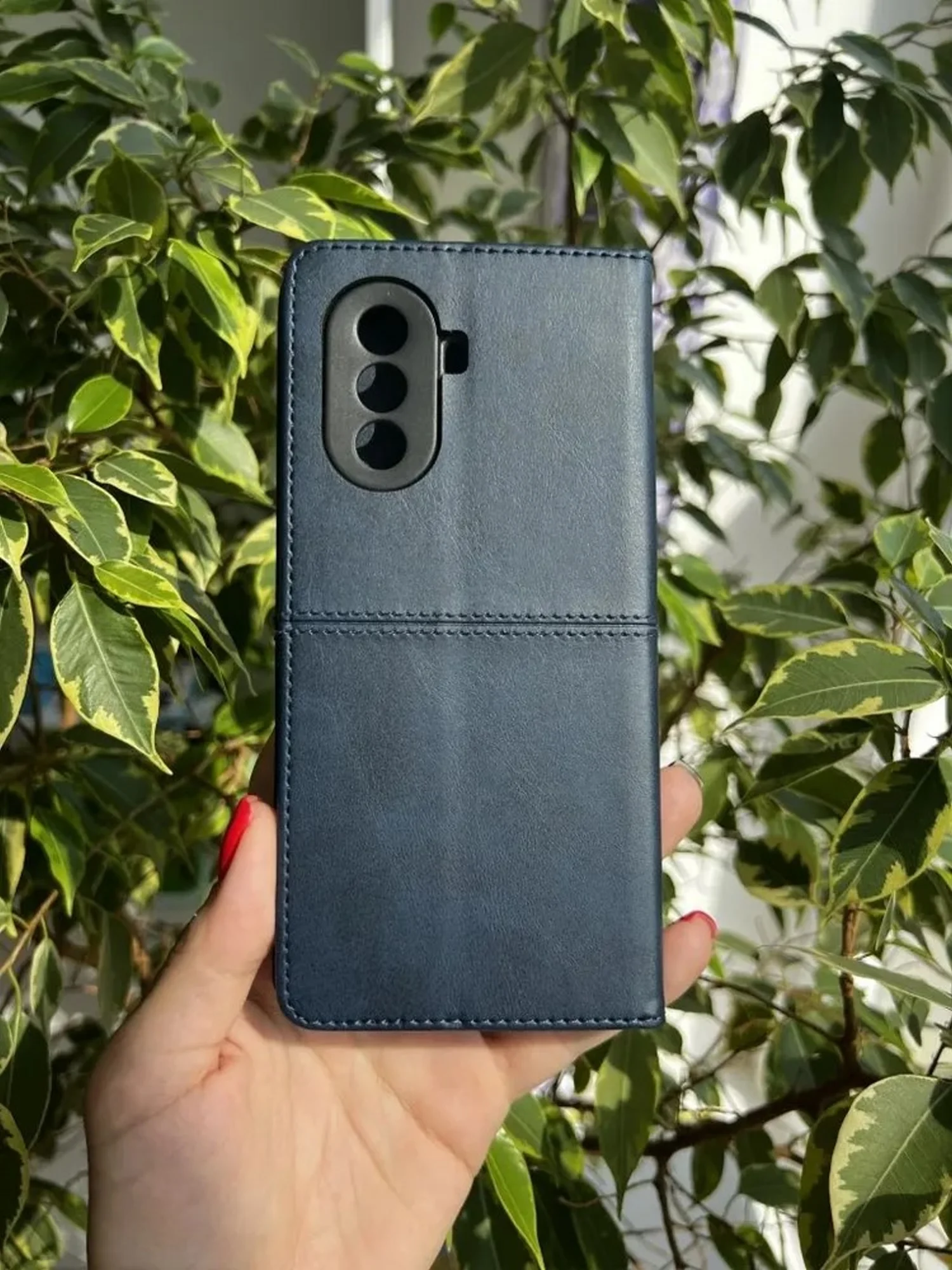 Синий чехол книжка elitcase для Huawei Nova Y71 и Y70 и Y70 Plus / Нова У71 и У70 и У70 +