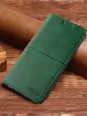Тёмно-зелёный чехол книжка elitcase для Huawei Nova 12i / Хуавей Нова 12i