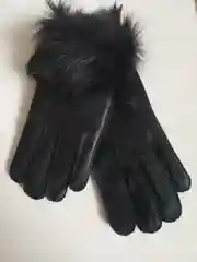 Перчатки женские меховые из овчины ,длинноворсный мех тоскана