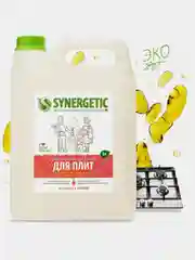 Средство для плит от жира и нагара SYNERGETIC универсальное, 5 л
