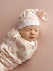 Конфетный пеленка (кокон на молнии) с шапочкой Amarobaby (Soft Hugs)