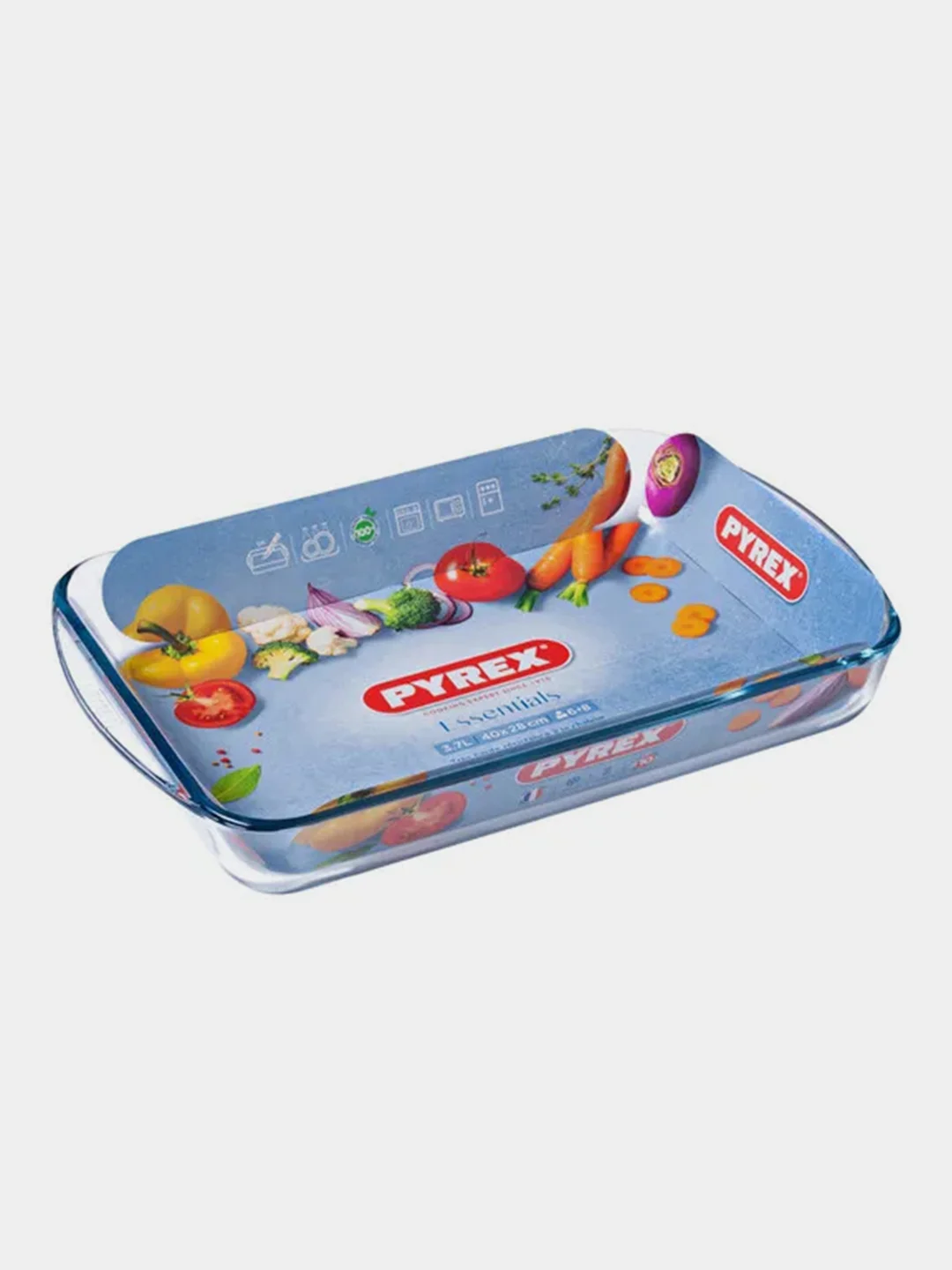 Блюдо для запекания и выпечки PYREX SMART COOKING, 40x27см, прямоугольное