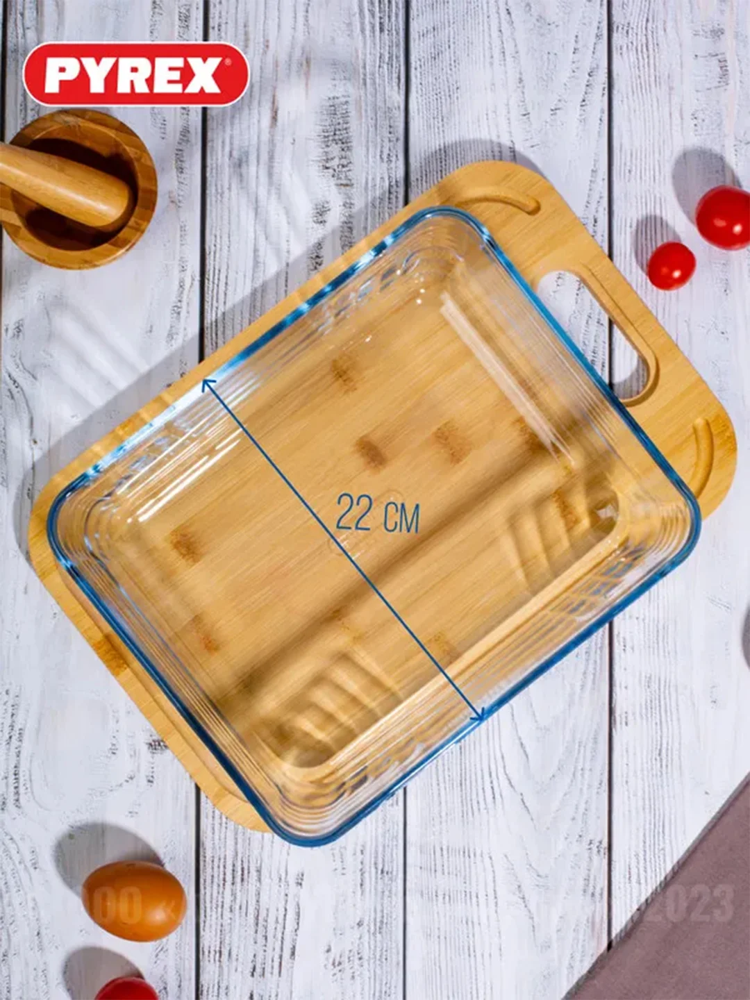 Форма для запекания и выпечки с крышкой PYREX COOK&FREEZ, 4л, 27x22x9см, прямоугольная