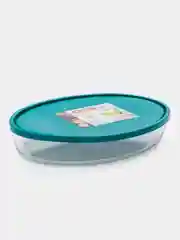 Форма для запекания и выпечки с крышкой PYREX COOK&STORE XL, зеленая, 3л, 35х24х6см