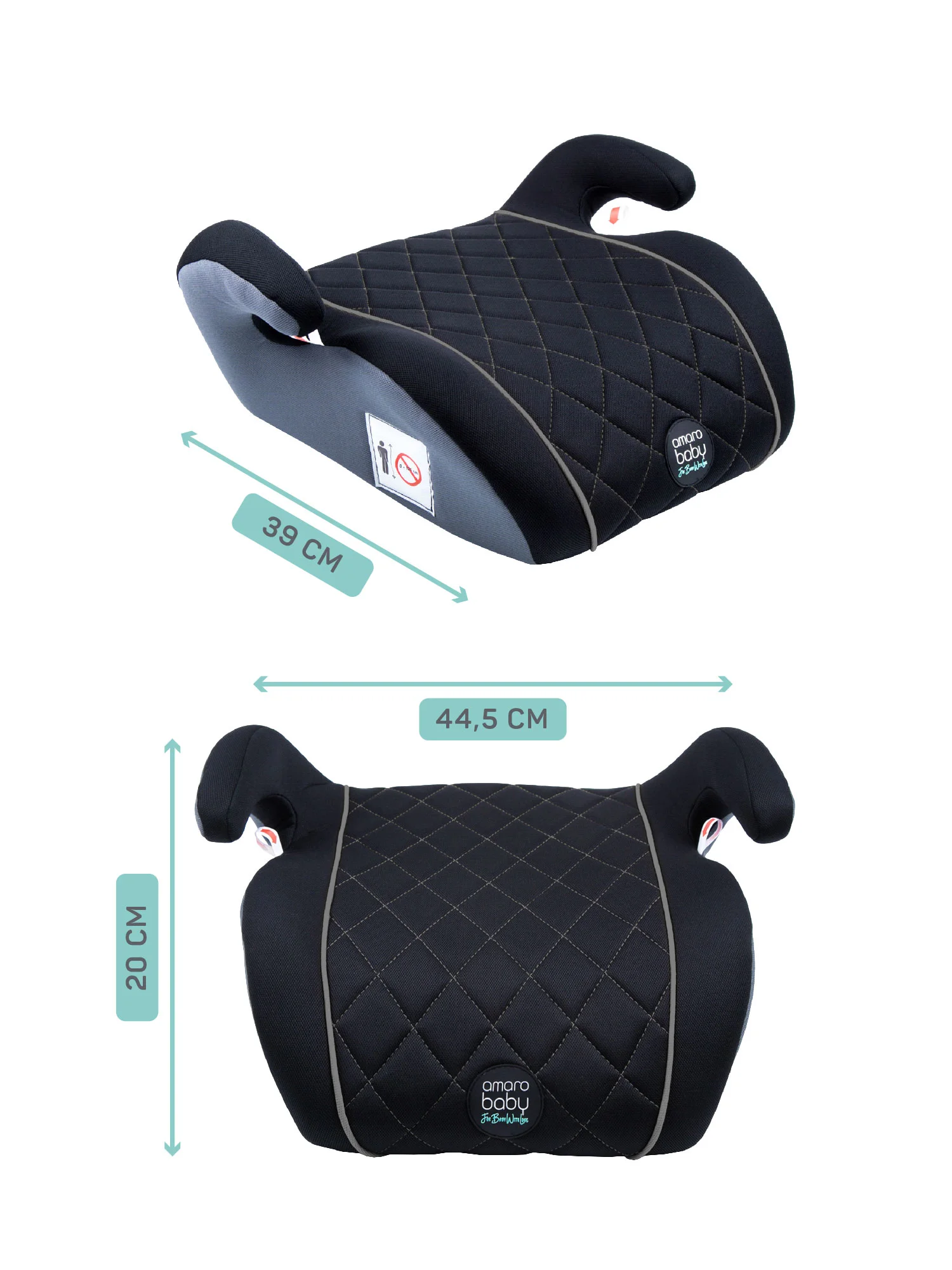 Автокресло детское (бустер) AMAROBABY Easy way, группа III