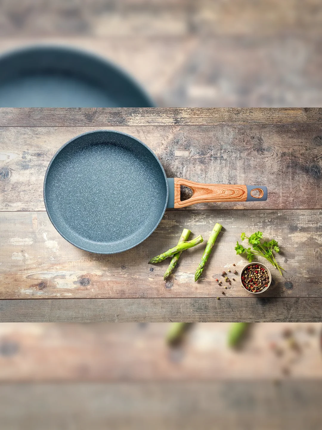 Сковорода PYREX OPTIMA STONE, 20см, индукция