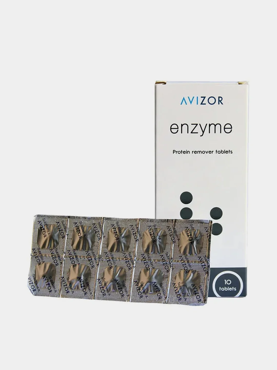 Средство по уходу за контактными линзами Avizor Enzyme, 10 таблеток