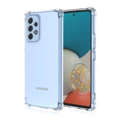 Чехол для Samsung Galaxy A53 5G, Самсунг А53, с усиленными углами, силиконовый, прозрачный