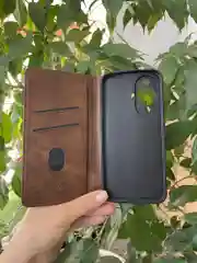 Тёмно-коричневый чехол книжка elitcase для Huawei Nova 11 и Huawei Nova 12s