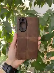 Тёмно-коричневый чехол книжка elitcase для Huawei Nova 11 и Huawei Nova 12s