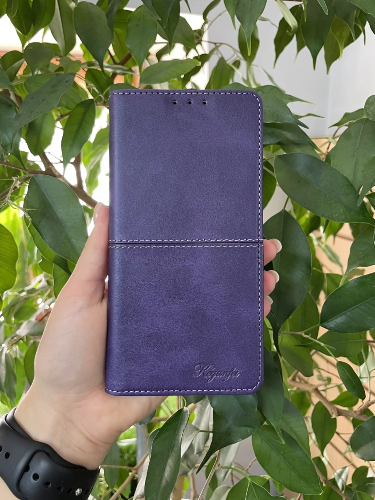 Фиолетовый чехол книжка elitcase для Huawei Nova 11 и Huawei Nova 12s