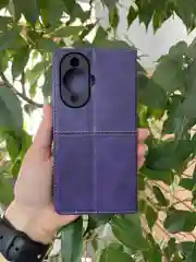 Фиолетовый чехол книжка elitcase для Huawei Nova 11 и Huawei Nova 12s