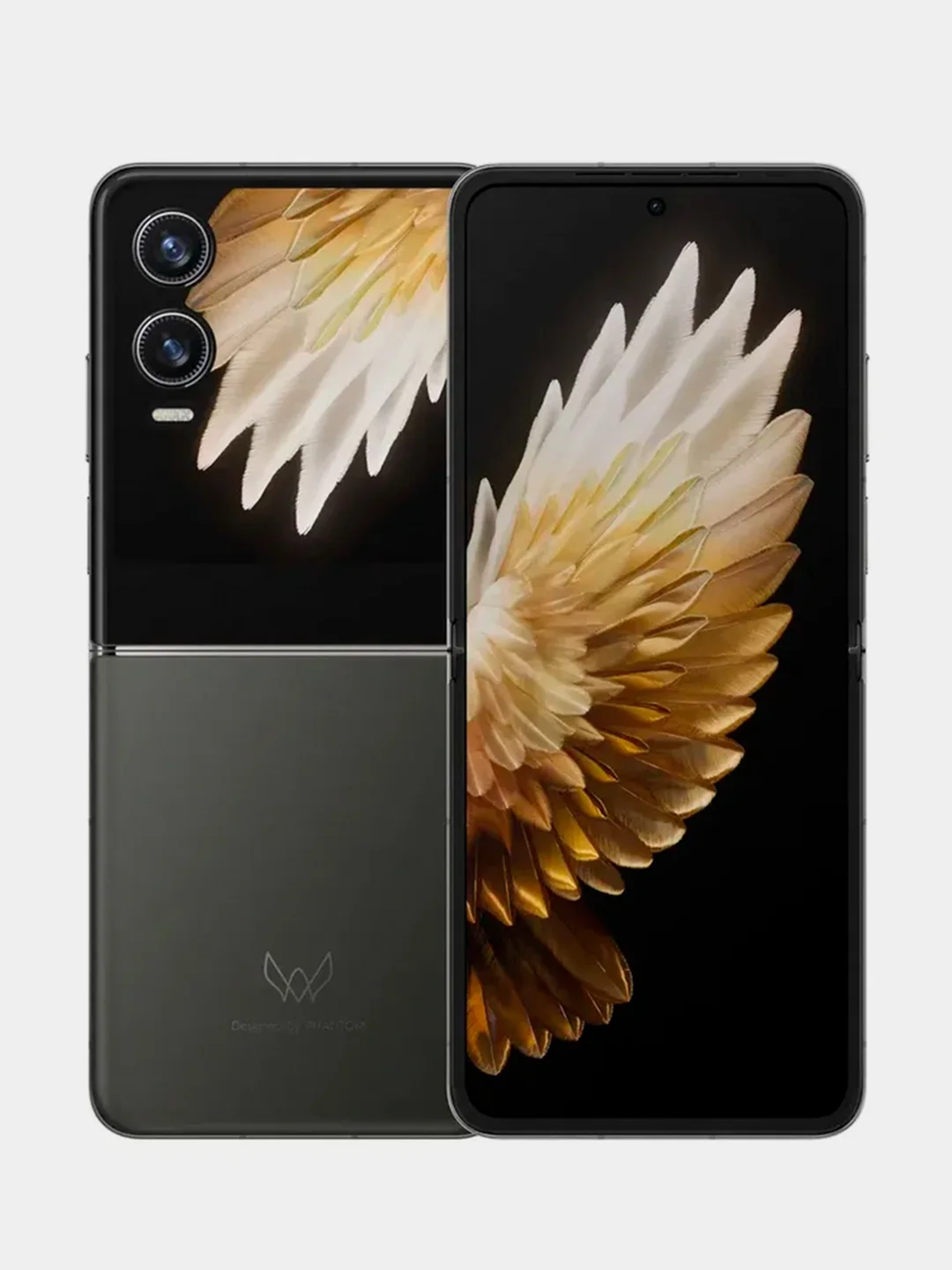 Серый смартфон Tecno Phantom V Flip 2 5G, 8/256 Гб