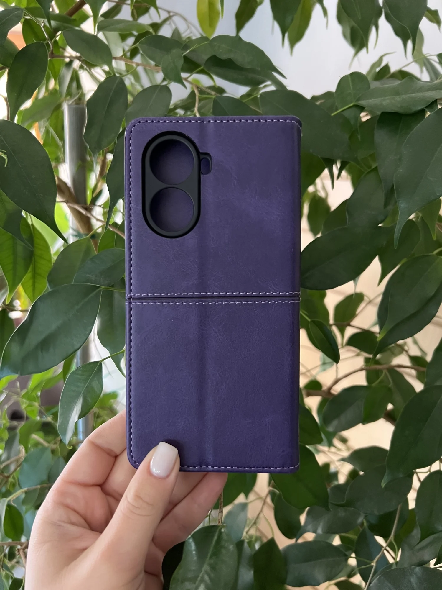 Фиолетовый чехол книжка elitcase для Huawei Nova 10 SE / Хуавей Нова 10 SE