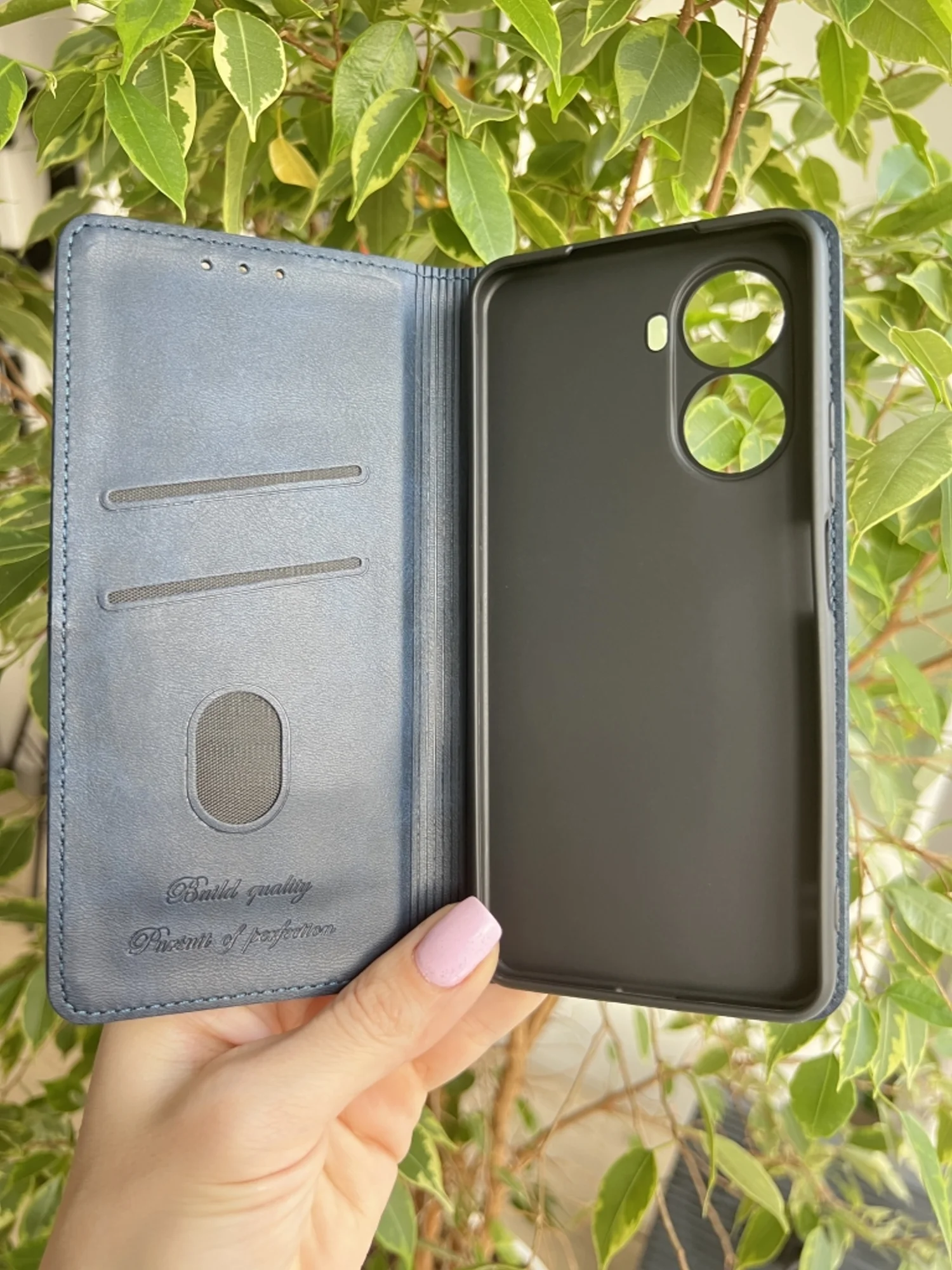 Синий чехол книжка elitcase для Huawei Nova 10 SE / Хуавей Нова 10 SE