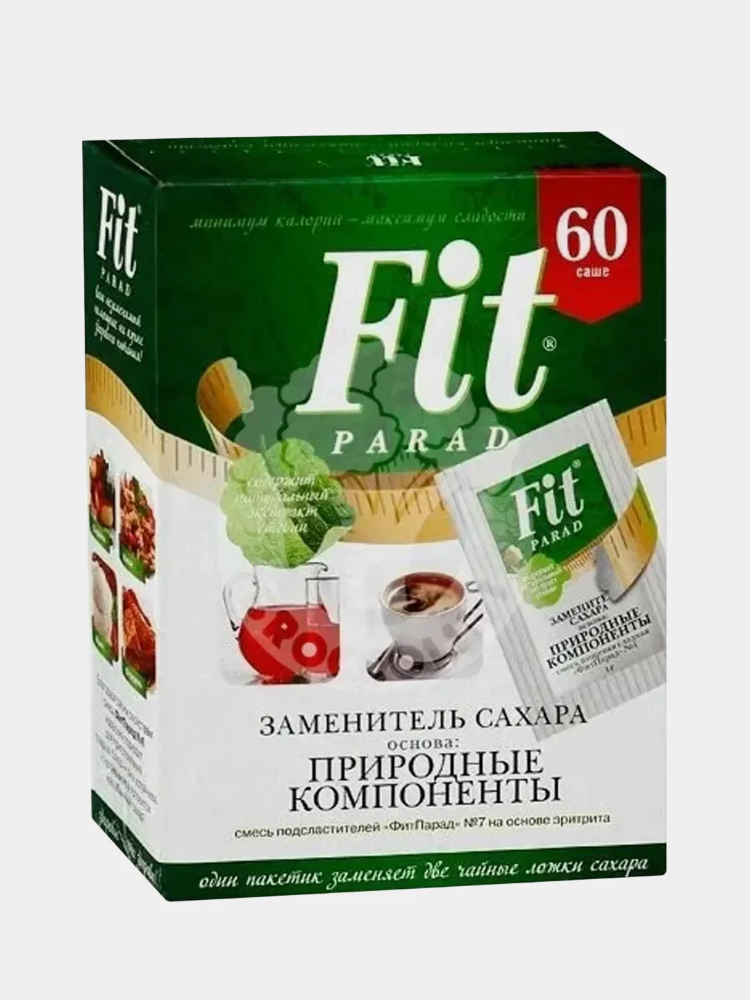 Сахарозаменитель FitPARAD, смесь №7, саше, 60 штук, 60 г