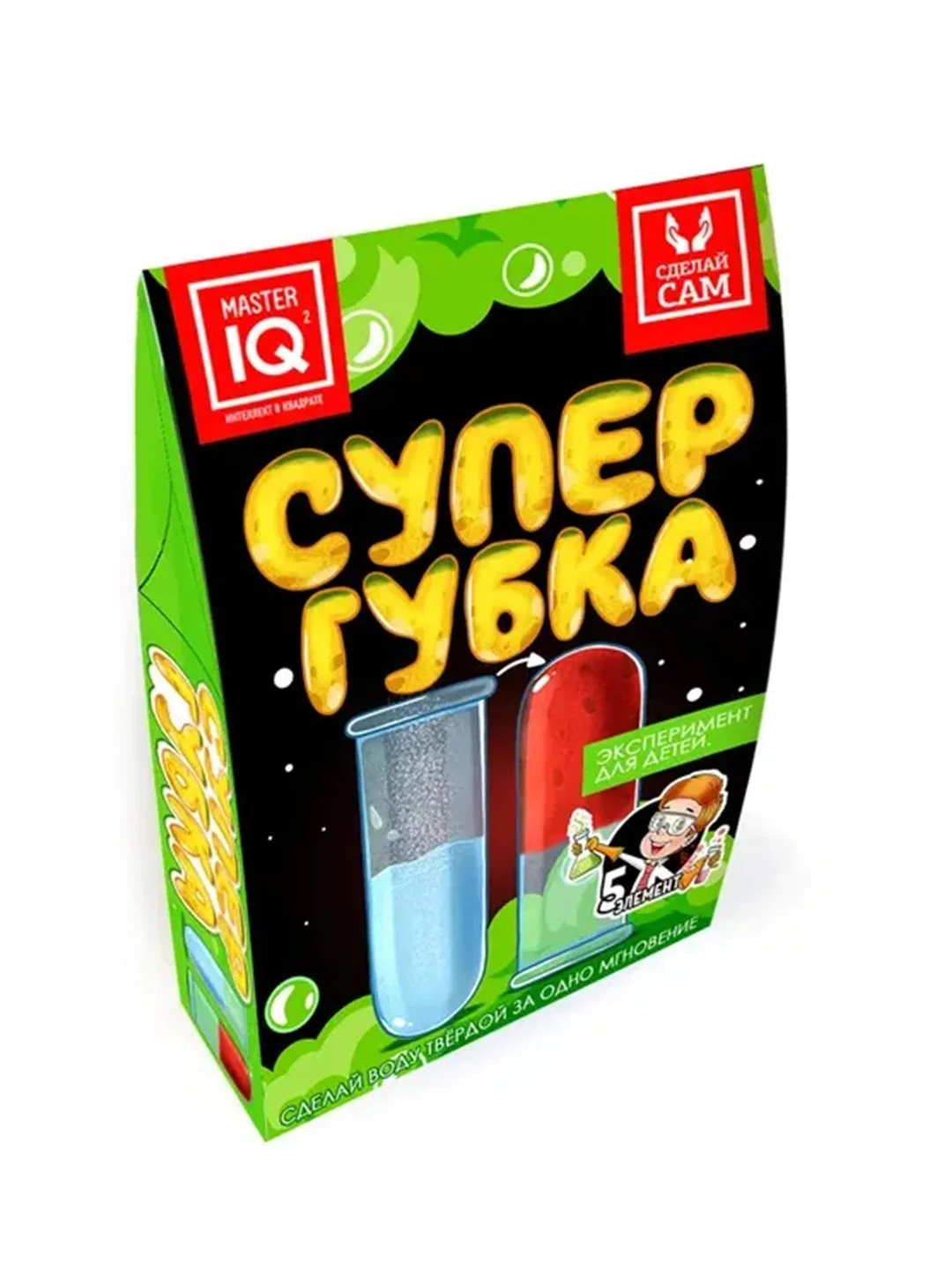 Научно-познавательный набор для проведения опытов Master IQ "Супер губка"