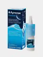 Увлажняющие капли для глаз Bausch Lomb Артелак Ночной, 10 мл