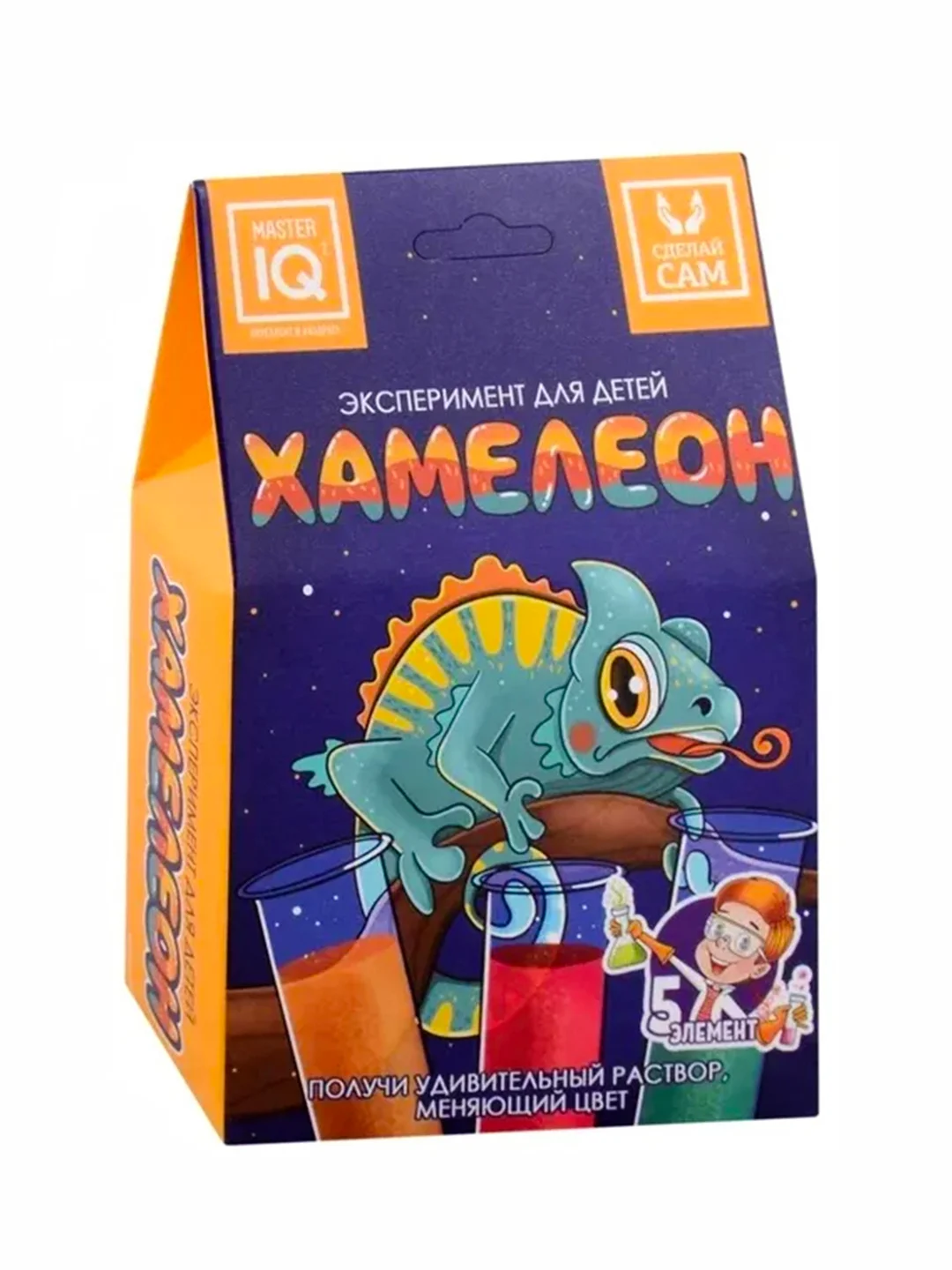 Научно-познавательный набор для проведения экспериментов Master IQ "Хамелеон"