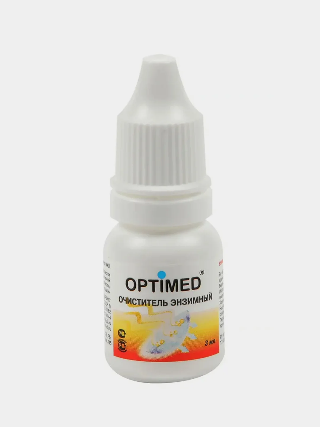 Очиститель энзимный для контактных линз OPTIMED, 3 мл