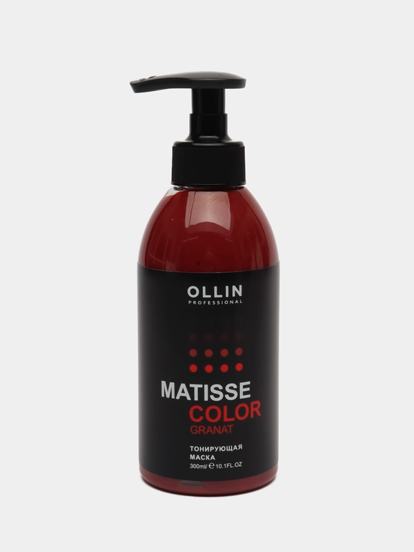 OLLIN PROFESSIONAL Маска MATISSE COLOR для тонирования волос Гранат 300мл