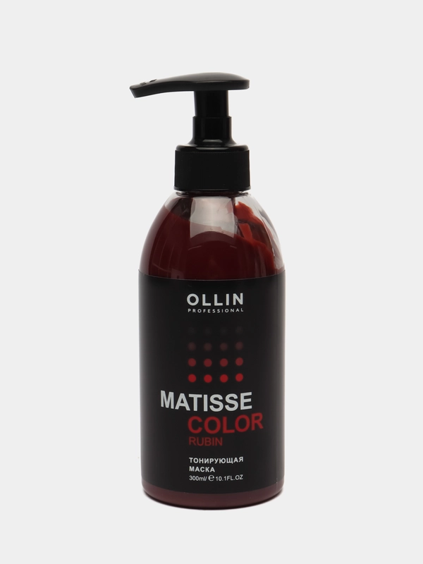 OLLIN PROFESSIONAL Маска MATISSE COLOR для тонирования волос рубин 300 мл